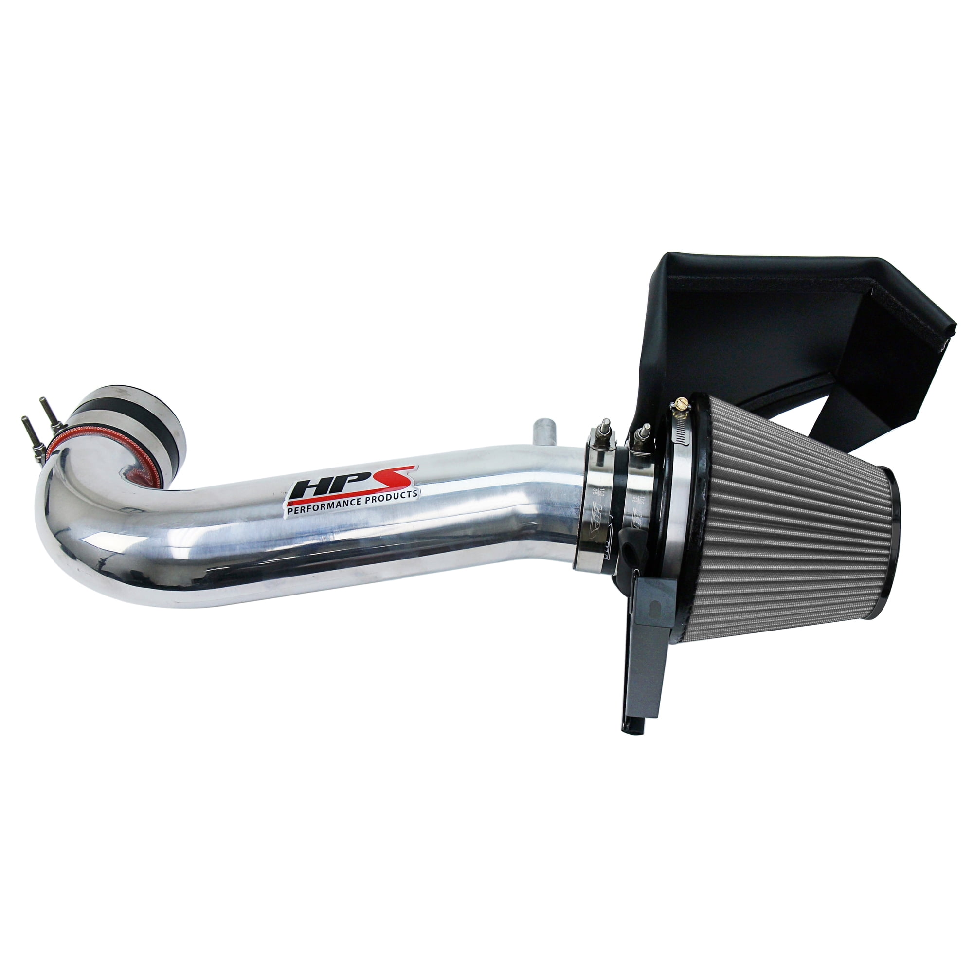 HPS Performance Polish Shortram Air Intake Kit + Heat Shield Cool Ram  Compatible for 2011-2020 Dodge Charger Challenger 300C 5.7L V8 except  Shaker Hood, 827-600P - Walmart.com
