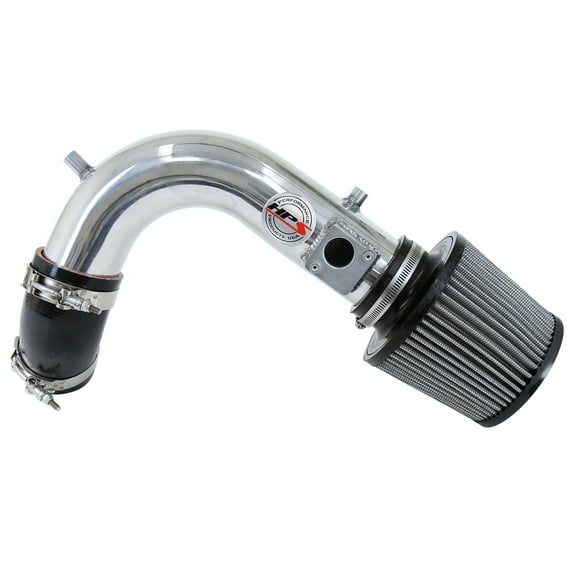 HPS Performance Polish Shortram Cool Air Intake Kit Compatible for 2008-2012 Honda Accord 2.4L 8th Gen, 827-105P