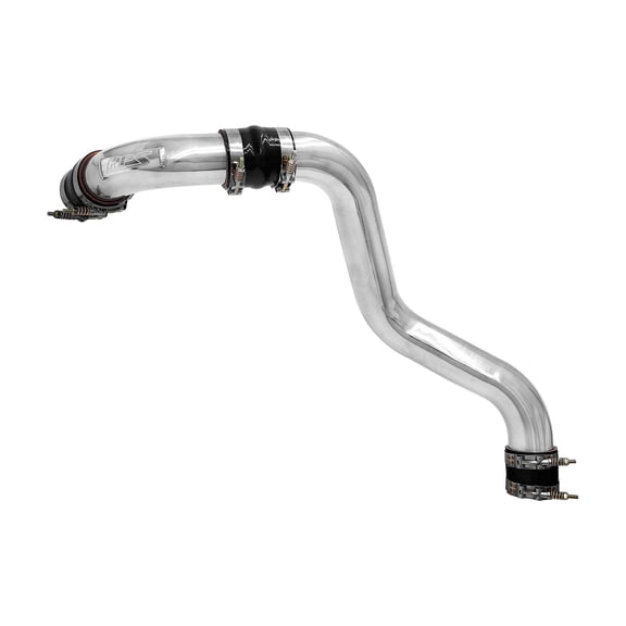 HPS Performance Polished Intercooler Charge Pipe Kit Compatible for 2017-2019 Chevrolet Silverado 2500 HD 3500 HD GMC Sierra 2500 HD 3500 HD 6.6L, 17-146P