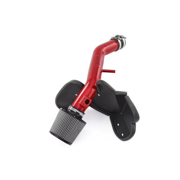 HPS Performance Red Air Intake Kit with Heat Shield Compatible for 2007-2011 GS350 3.5L V6, 827-720R