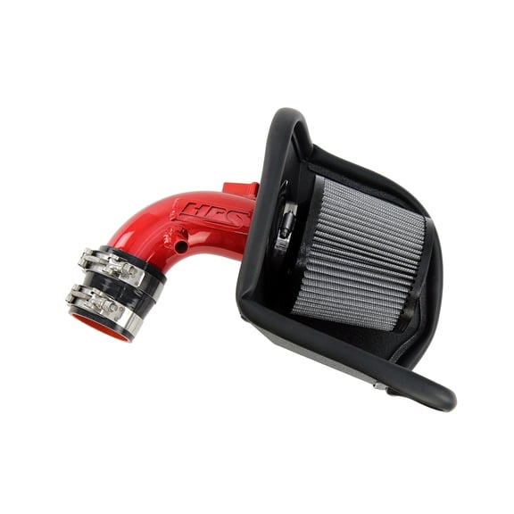 HPS Performance Red Air Intake Kit with Heat Shield Compatible for 2012-2015 Honda Civic 1.8L Gas, 827-700R