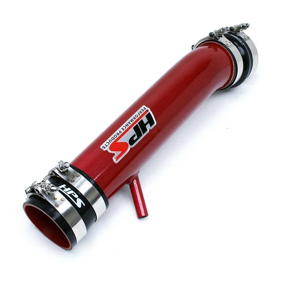 HPS Performance Red Air Intake Pipe (Post MAF Cool Short Ram) Compatible for 2014-2015 Lexus IS250 2.5L V6 Non F-Sport, 27-560R