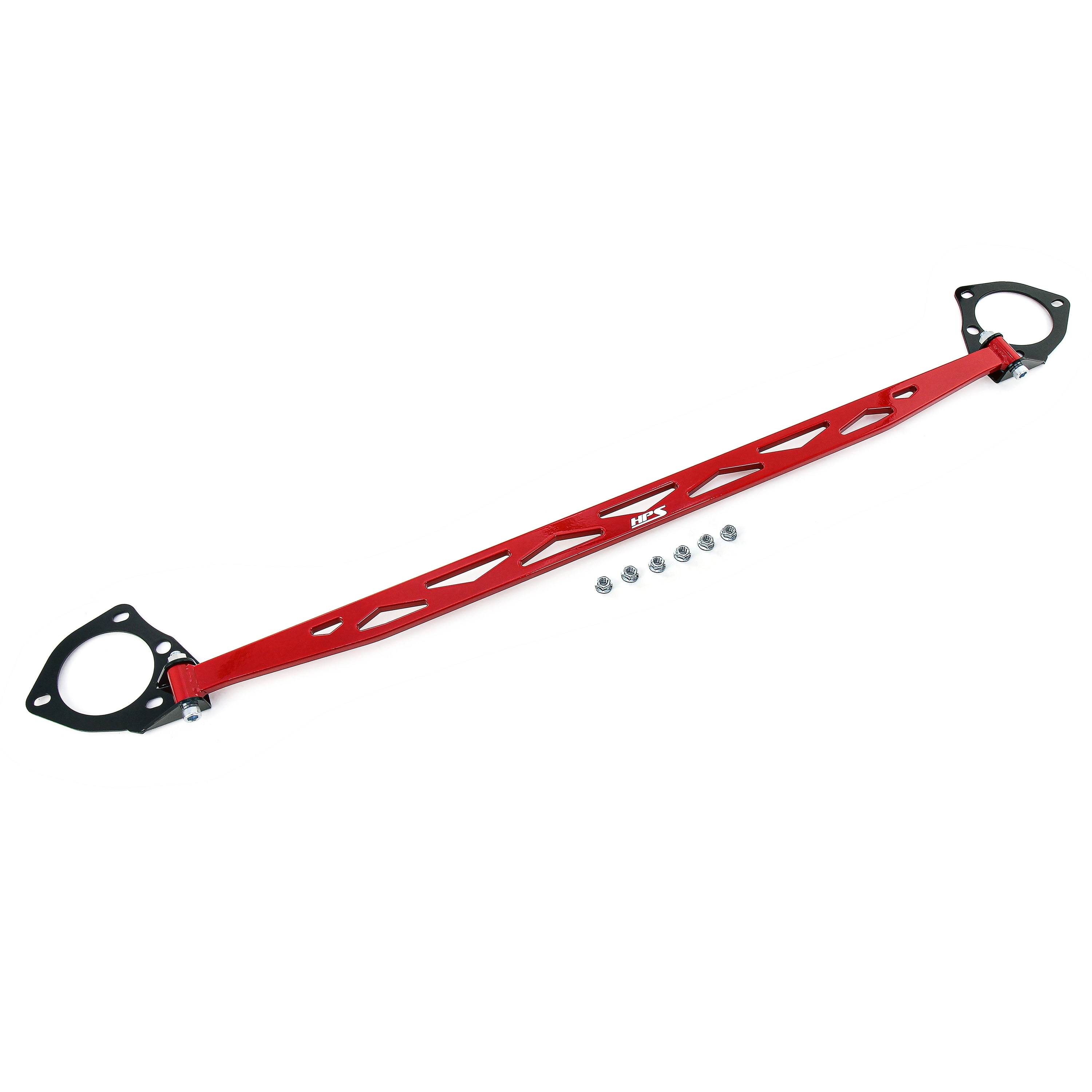 HPS Performance Red Front Strut Bar Tower Brace Compatible for 20182022 Honda Accord, 42104R