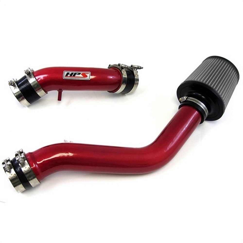 HPS Performance Red Long Ram Cold Air Intake Compatible for 2004-2008 ...