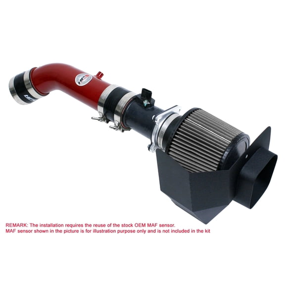 HPS Performance Red Shortram Air Intake Kit Compatible for 2003-2006 Nissan 350Z 3.5L V6, 827-520R