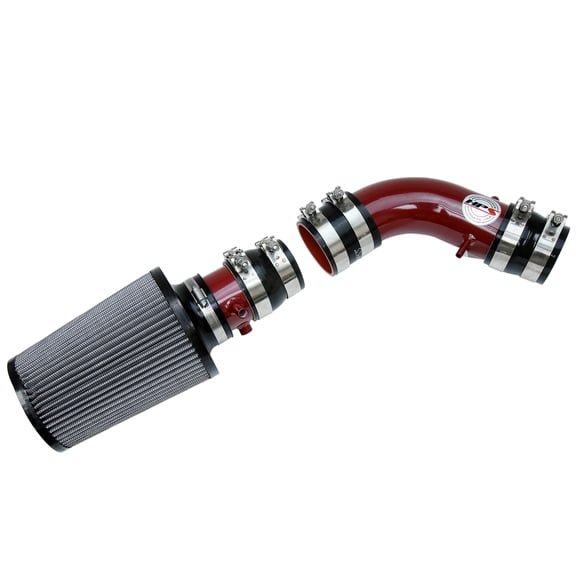 HPS Performance Red Shortram Air Intake Kit Cool Ram Compatible for 1996-1998 Toyota 4Runner Tacoma 3.4L V6, 827-507R