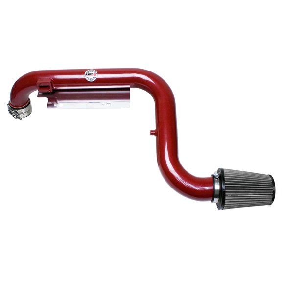 HPS Performance Red Shortram Air Intake Kit + Heat Shield Cool Ram Compatible for 2006-2008 Audi A3 Volkswagen GTI Jetta EOS Passat 2.0T Turbo FSI Manual Trans., 827-565R