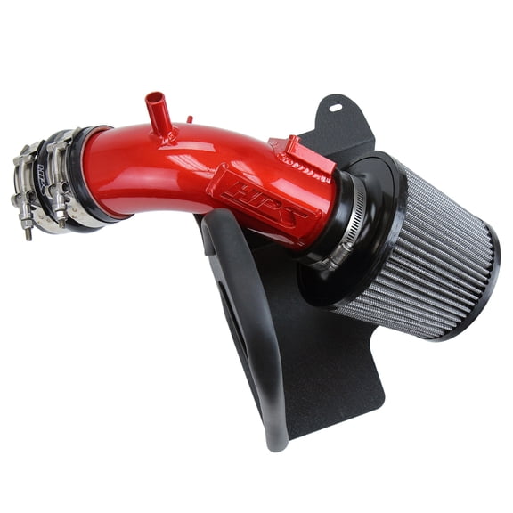 HPS Performance Red Shortram Air Intake Kit + Heat Shield Cool Ram Compatible for 2018-2023 Toyota Camry 2.5L, 827-665R