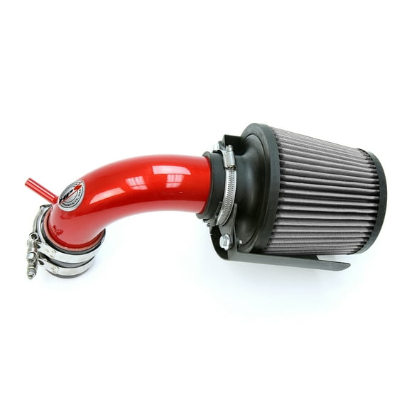 HPS Performance Red Shortram Air Intake Kit for 14-15 Ford Fiesta 1.6L Non Turbo