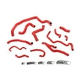 thumbnail image 1 of HPS Performance Red Silicone Radiator, Heater, Water Pump, Expansion Tank Coolant Hoses Compatible for 2007-2010 Mini Cooper 1.6L Turbo (N14) Auto Trans, 57-2000-RED, 1 of 3