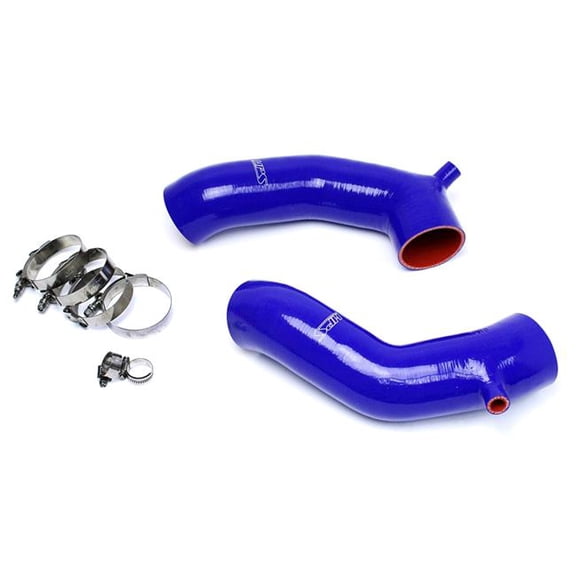 HPS Blue Reinforced Silicone Post MAF Air Intake Hose Kit for Infiniti 14-16 Q70 5.6L V8