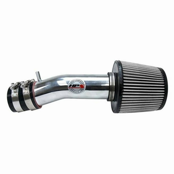 HPS Performance Shortram Air Intake Kit for 2007-2008 Acura TL Type-S 3.5L V6 J35A8, Polished
