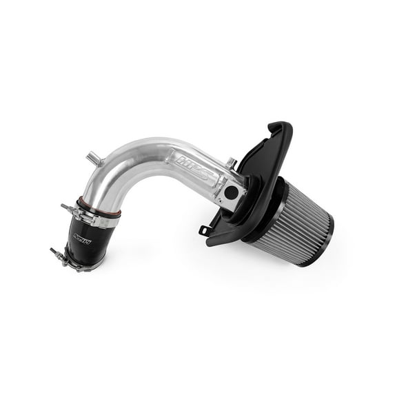 HPS Polished Air Intake Kit with Heat Shield Compatible for 2009-2014 Acura TSX 2008-2012 Honda Accord 2.4L, 827-738P