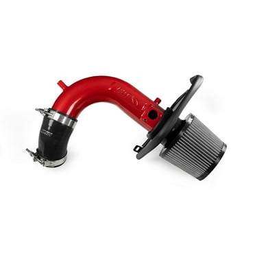 HPS Red Air Intake Kit with Heat Shield Compatible for 2009-2014 Acura TSX 2008-2012 Honda Accord 2.4L, 827-738R