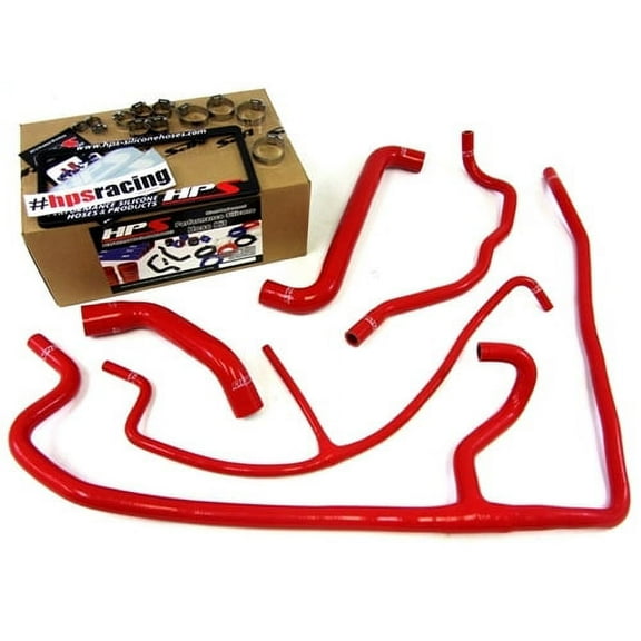 HPS Red Radiator Hose Kit For 2005-2007 Corvette 6.0L LS2 V8