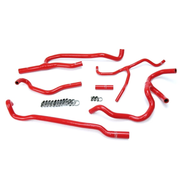 HPS Red Reinforced Silicone Heater Hose Kit Coolant for Chevy 16-17 Camaro SS Coupe 6.2L V8 Fits select: 2016-2017 CHEVROLET CAMARO SS