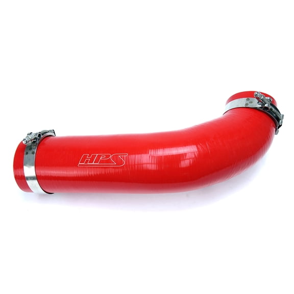 HPS Red Reinforced Silicone Post MAF Air Intake Hose Kit Compatible for Jeep 12-17 Wrangler JK & Unlimited 3.6L V6, 57-1639-RED
