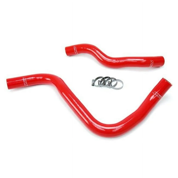 HPS Red Reinforced Silicone Radiator Hose Kit Coolant for Honda 03-07 Accord 3.0L V6