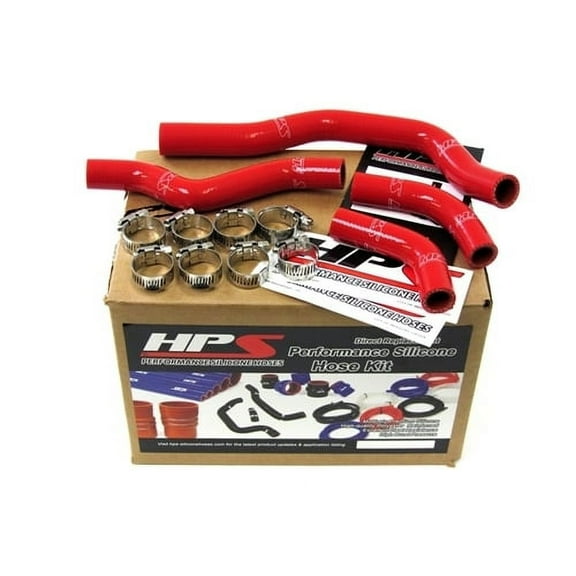 HPS Red Reinforced Silicone Radiator Hose Kit Coolant for Honda 05-09 CRF450X