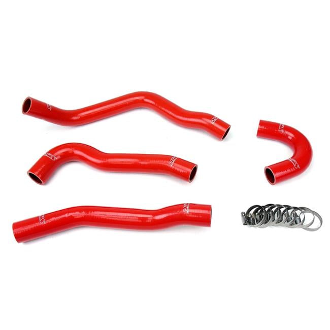 HPS Red Reinforced Silicone Radiator Hose Kit Coolant for Mitsubishi