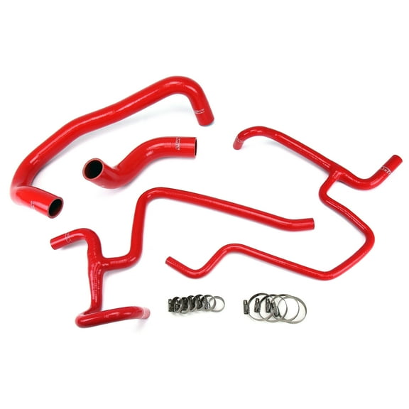 HPS Red Silicone Radiator/Heater Hose For 2006-2010 Charger SRT8 6.1L V8