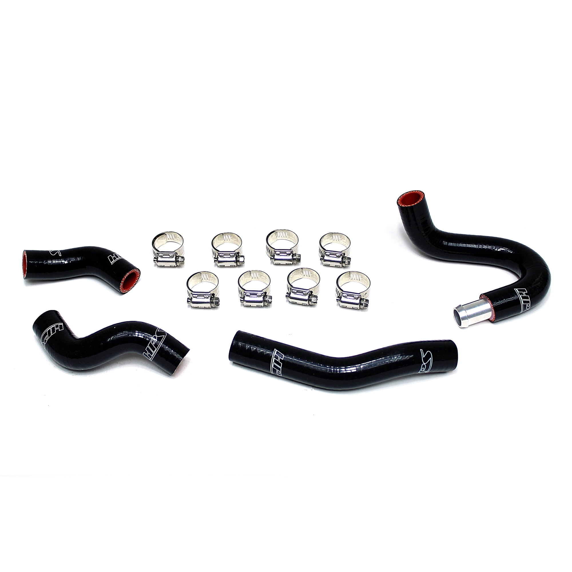 HPS Reinforced Black Silicone Heater Hose Kit Coolant for Nissan 0708