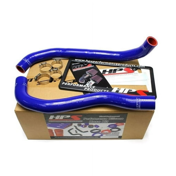 HPS Reinforced Blue Silicone Radiator Hose Kit Coolant for Honda 08-12 Accord Acura 09-14 TSX 2.4L 4Cyl