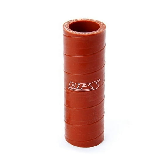 HPS SC-125-L4-HOT 1-1/4" ID 4" 4-ply Orange Silicone Coupler Hose