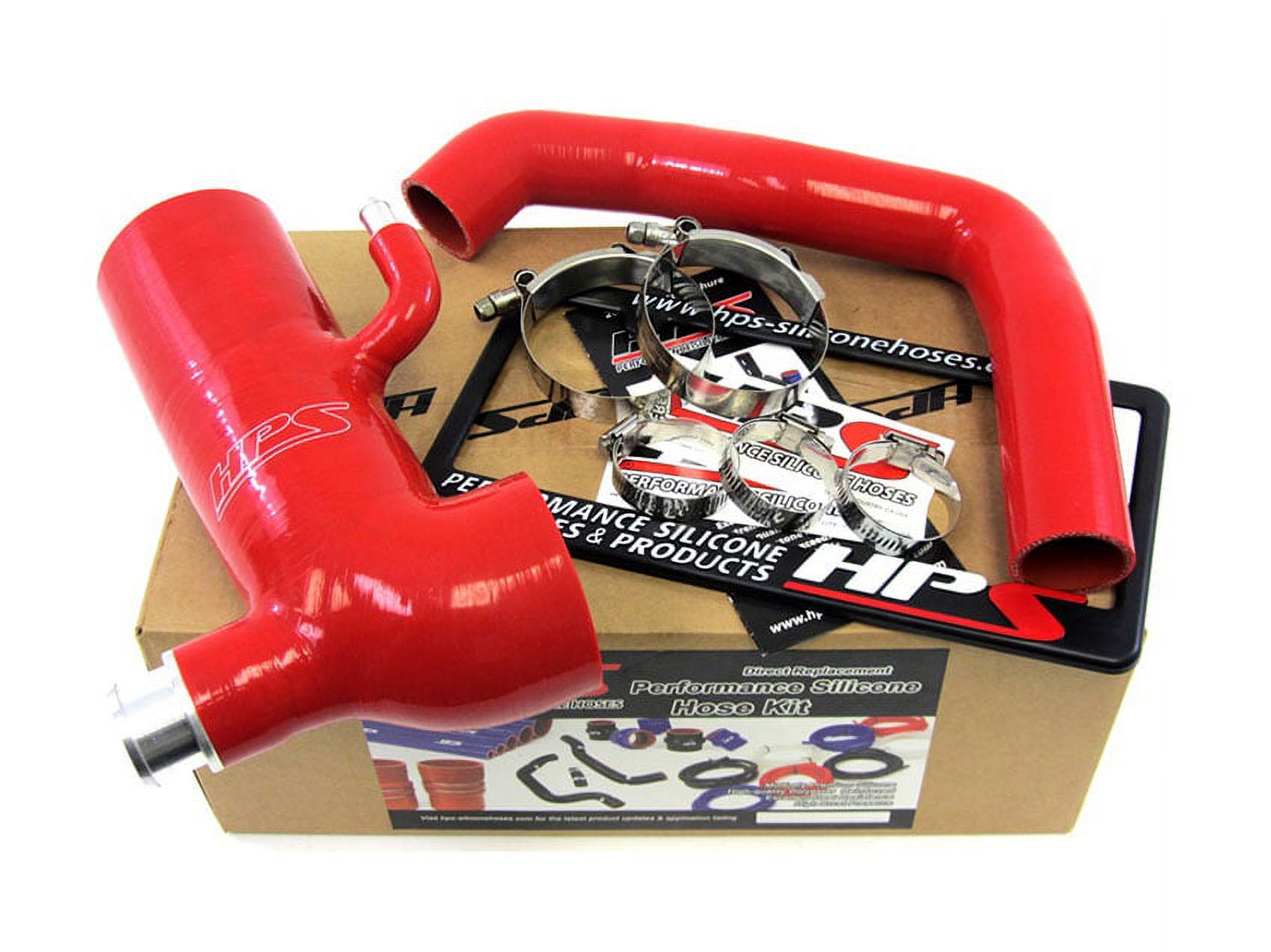 HPS Silicone Post MAF Air Intake Hose + Sound Tube Kit for Scion 1316 FRS/Subaru 1316 BRZ RED