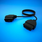 HP Tuners H-002-03 5 ft. T OBD2 Right Angle Cable Extension