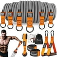 thumbnail image 1 of HPYGN 360lb Resistance Bands, Exercise Bands with Handles, Fitness Bands, Workout Bands with Door Anchor and Ankle Straps, for Heavy Resistance Training, Home Workout Set, 1 of 8