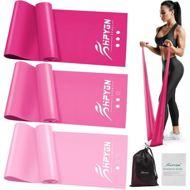 HPYGN Resistance Bands, Exercise Bands, Physical Therapy Bands for Strength Training, Yoga, Pilates, Stretching, Stretch Elastic Band, Workout Bands for Home Gym