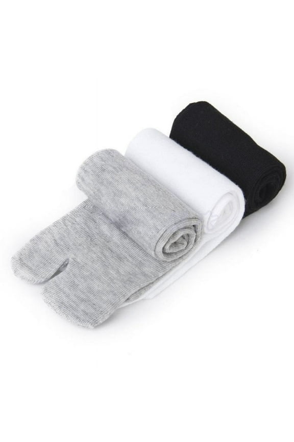 3 Pairs Sandal Split Toe Tabi Ninja Socks for Men and Women