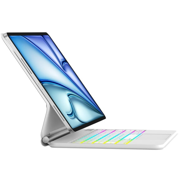 HPZZ Backlit Magnetic Magic Keyboard Case with Multi-Touch Trackpad for iPad Air 13"