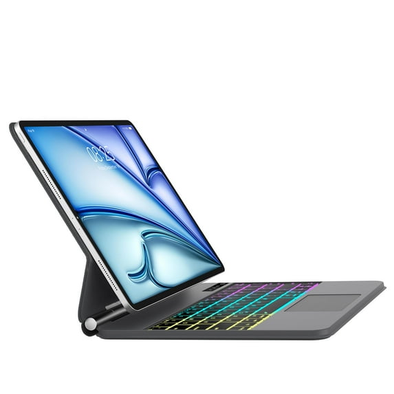 HPZZ Backlit Magnetic Magic Keyboard Case with Multi-Touch Trackpad for iPad Air 13"