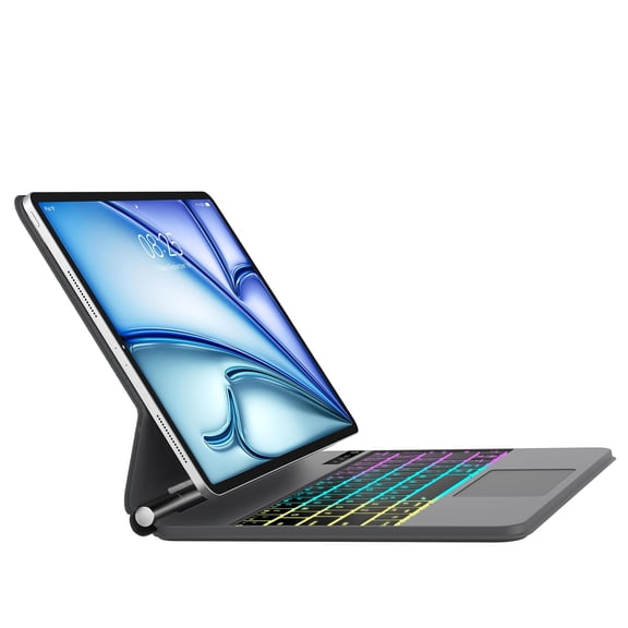 HPZZ Backlit Magnetic Magic Keyboard Case with Multi-Touch Trackpad for iPad Air 13"