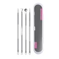 thumbnail image 1 of HPZZ Blackhead Tools,Blackhead Removal Tools, Stainless Steel Blackhead Remover Kit, Professional Facial Blackhead Remover Tweezers, Loyaltyness Blackhead Remover,Pore Cleaner Tool, 1 of 7