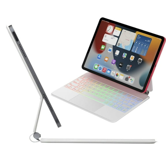 HPZZ Keyboard Case Compatible with IPad Mini 7 (A17 Pro) & Mini 6 - Magic Case With Floating Cantilever Stand For IPad Mini 7th 6th Gen, Backlit Keyboard With Trackpad