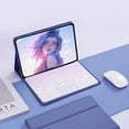 thumbnail image 1 of HPZZ Keyboard Case Compatible with Samsung Galaxy Tab S9 FE 10.9" / S9 11" 2023,Slim Smart 7 Color Backlit Detachable Tablet Keyboard and Mouses,with Smart Touchpad Built in Pen Holder, 1 of 9