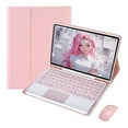 thumbnail image 1 of HPZZ Keyboard Case Compatible with iPad 9.7" 6th & 5th / iPad Pro 9.7" 2018/2017,Slim Smart Case,Detachable Tablet Keyboard and Mouses,with Smart Touchpad Built in Pencil Holder, 1 of 9