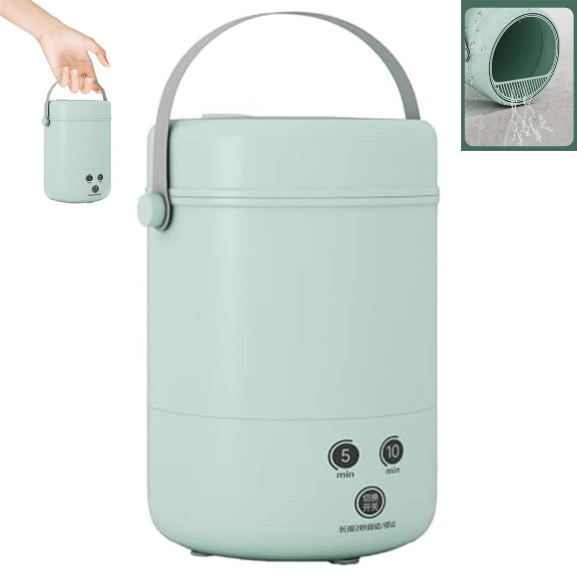HPZZ Mini Automatic Washing Machine, Portable Washing Machine and Dryer, Fully Automatic Mini Portable Washing Machine, Mini Washing Machine, Deep Cleaning of Underwear,Baby Clothes and Small