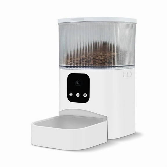 HPZZ Pet automatic feeder intelligent timed feeding remote voice control home with video feeder