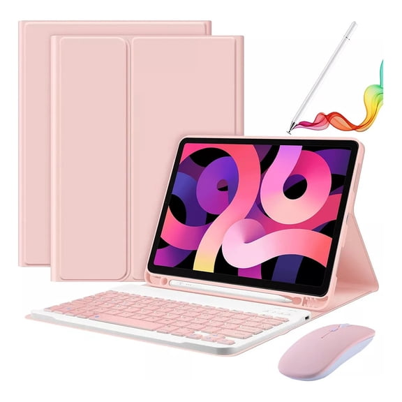 HPZZ Premium Keyboard Mouse Pencil Case compatible with iPad Pro 11 & Air 5/4 10.9'' - All-in-One Protection & Storage Solution
