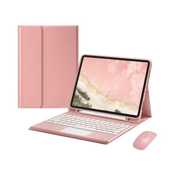 HPZZ Touch Keyboard and Mouse Case compatible with iPad 9.7" (6th/5th Generation) - Ultimate All-in-One Protection and Productivity Tool