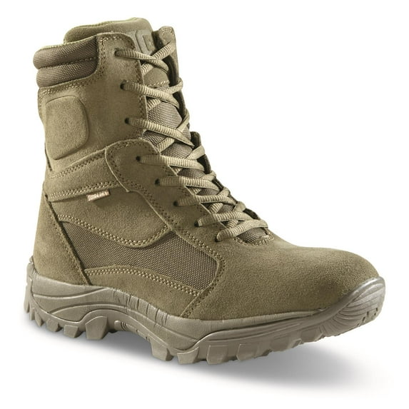 HQ ISSUE Men's Talos Waterproof 8" Side-Zip Tactical Boots Sage 8.5D (Medium)