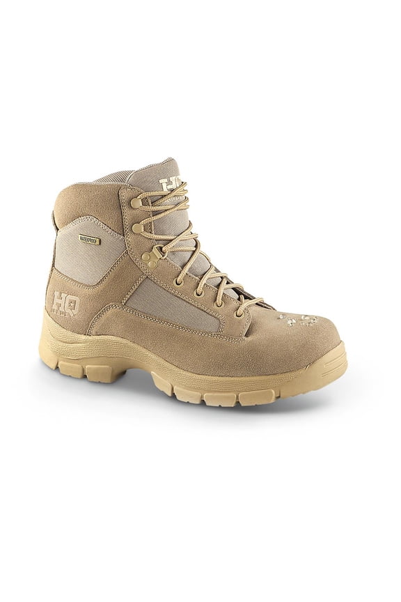 Men's Waterproof 6" Desert Tactical Boots Sand 11D     (Medium)