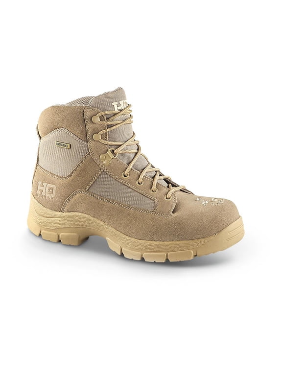 Men's Waterproof 6" Desert Tactical Boots Sand 8D (Medium)