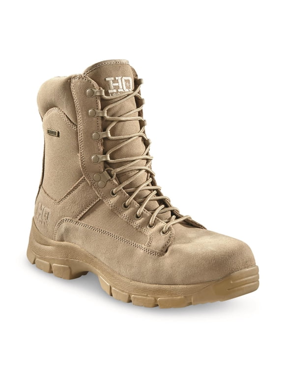 Men's Waterproof 8" Side Zip Desert Boots 10D (Medium)