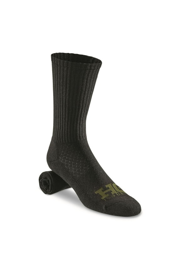 Tactical Socks, 10 Pairs Black MEDIUM