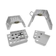 HQ POWERSPORTS 99-2011 Mini Moto Starting Blocks Silver Sold in Pairs
